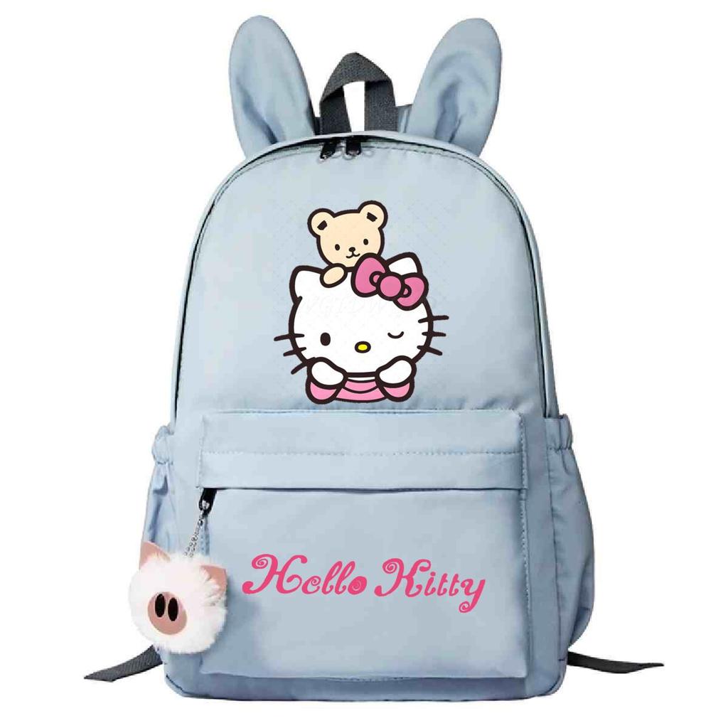 College Style Cute Print Junior High School High School Student Schoolbag Large Capacity Rabbit Ears Backpack Female