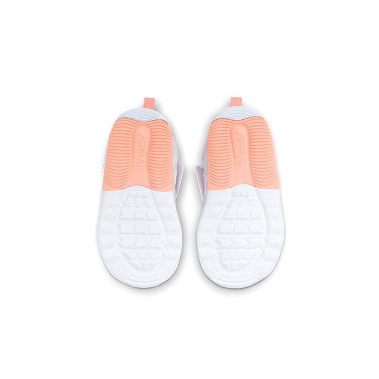 Nike Air Max Bolt Synthetic Leather Low top Toddler Shoes White Pink Infant And Toddler CW1629-501
