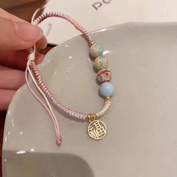 Weave Elegant Bamboo Bracelet For Women Fashionable And Versatile Spring 2024 Trend