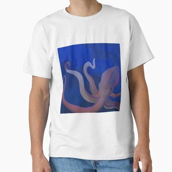 Giant Octopus Classic TShirt Made In UsaAus TShirt S2xl S