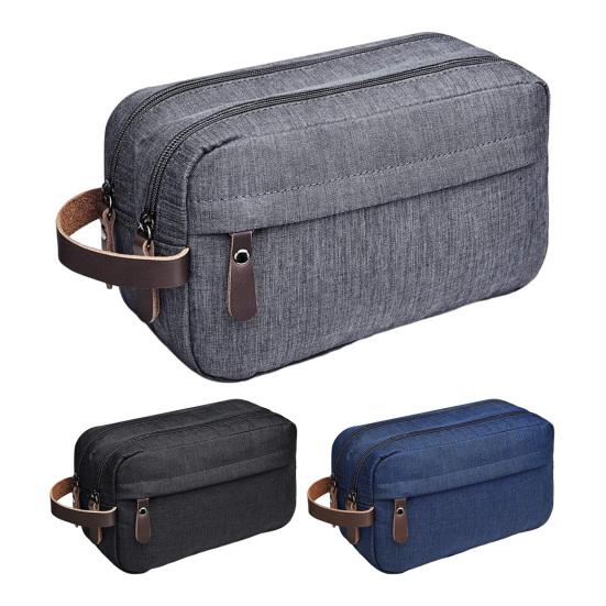Men Toiletry Bag Waterproof Makeup Bag with Dry And Wet Separation Portable Travel Cosmetic Pouch for Business Trips Vacation