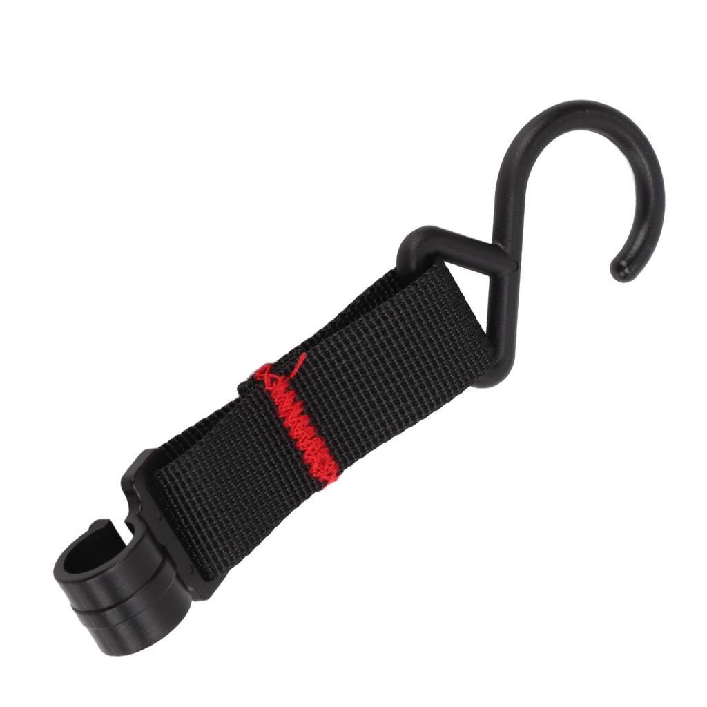 Camping Outdoor Tableware Hook Awning Tent Clothes Hanging Hook for Picnic Hiking Black