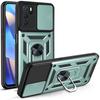 For Oppo A16 6.52 Case Car Magnetic Ring Shockproof Armor Phone Case for Oppo A16s A 16 S OppoA16 CPH2269 Stand Holder Cover