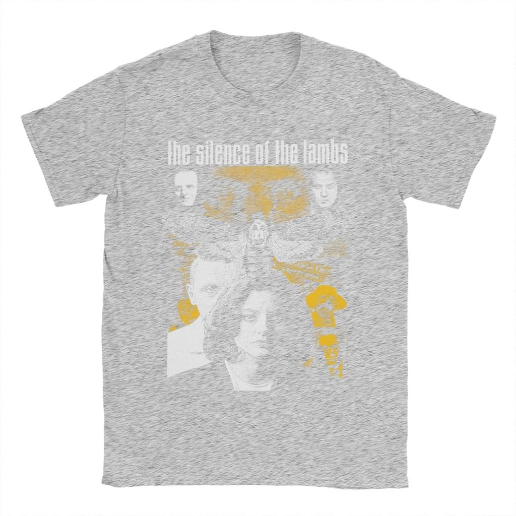 The Silence of the Lambs T Shirts for Men 100 Cotton Unique TShirt Crewneck Tees Short Sleeve Clothing Party