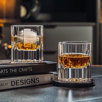 CRISTALGLASS Edo Kiriko Style Whiskey Glass Set