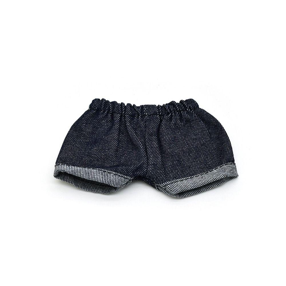 Blue Black Doll Clothes 20cm Miniature Trousers Creative Mini Shorts  Cotton Stuffed Doll