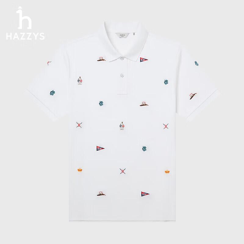 HAZZYS Men's 2025 Summer Short Sleeve Polo Shirt