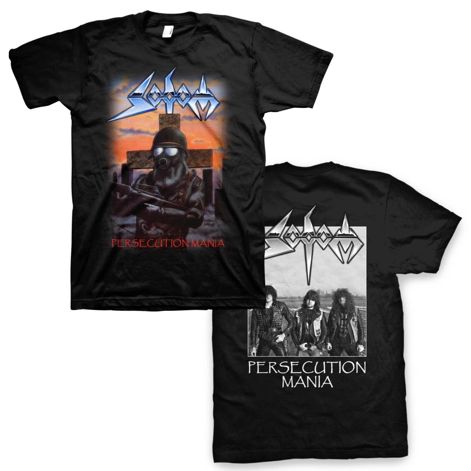 SODOM cd cvr PERSECUTION MANIA Official SHIRT 2XL New cruelty agent tapping dead XL
