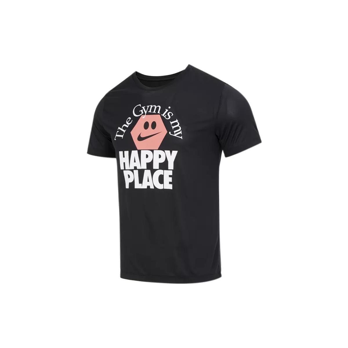 Nike Dri-Fit Happy Place T-Shirt  Black  Men s FD0141-010 S