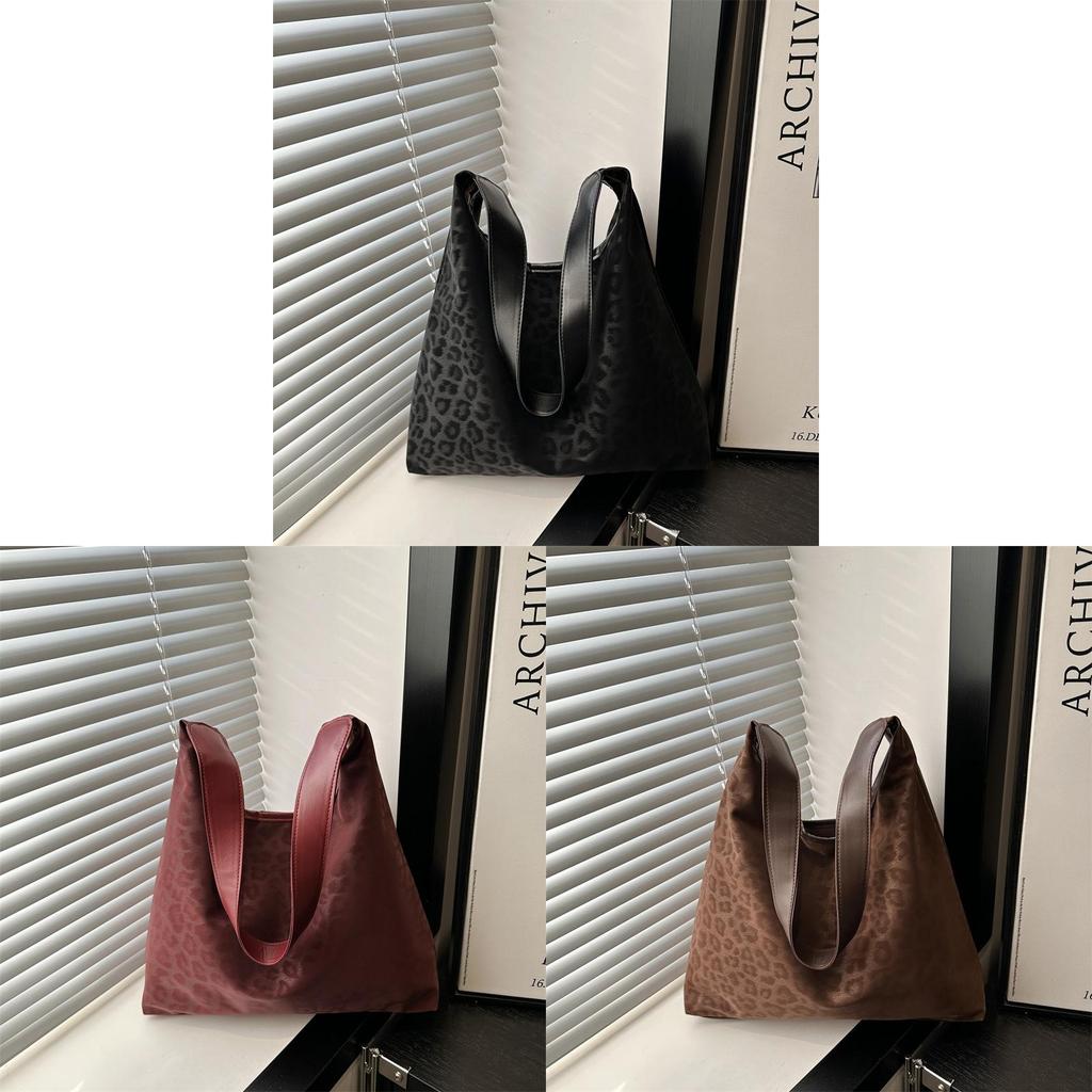 Fashionable Leopard Print Shoulder Bag With Inner Phone Pocket For Women