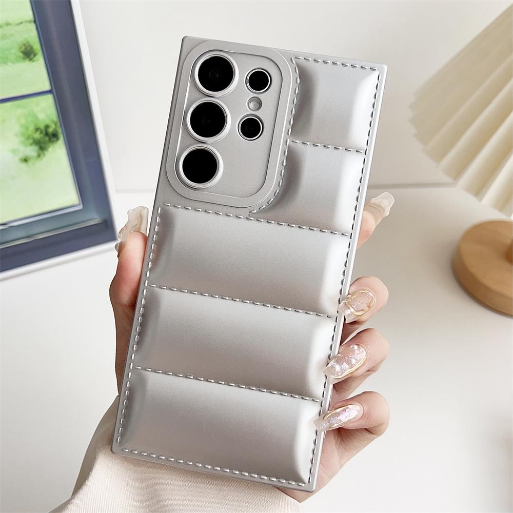 Miękkie etui puchowe na Samsunga Galaxy S23 S24 Ultra S22 S21 FE S20 A50 A51 A52 A53 A54 A55 A32 Note 20 Ultra Etui w kolorze cukierkowym