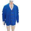 Herbst Winter Herren Cardigan Einfarbige Langarm Slim Fit Strickpullover Mantel Lässige Strickjacke