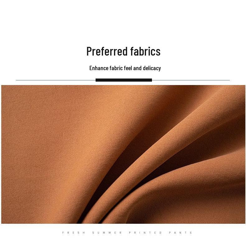 Women's High-Waist Slimming Orange Flared Pants - Spring 2025 Collection