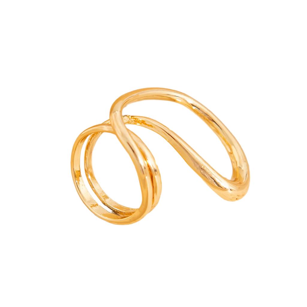 Hip Hop Exaggerated Wide Cuff Bangle/Finger Ring Stylish Geometric Jewelry Handmade Accessories for Women and Men