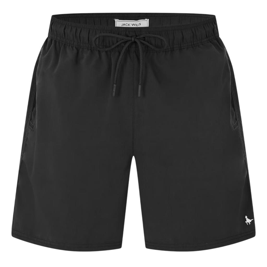 Jack Wills Mens Embroidered Logo Mid Length Swim Shorts