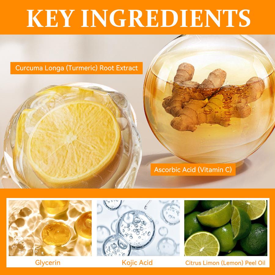 Turmeric Soap Bath Handmade Soap Moisturizing Oil Control Deep Cleansing and Moisturizing Skin Bath Gel