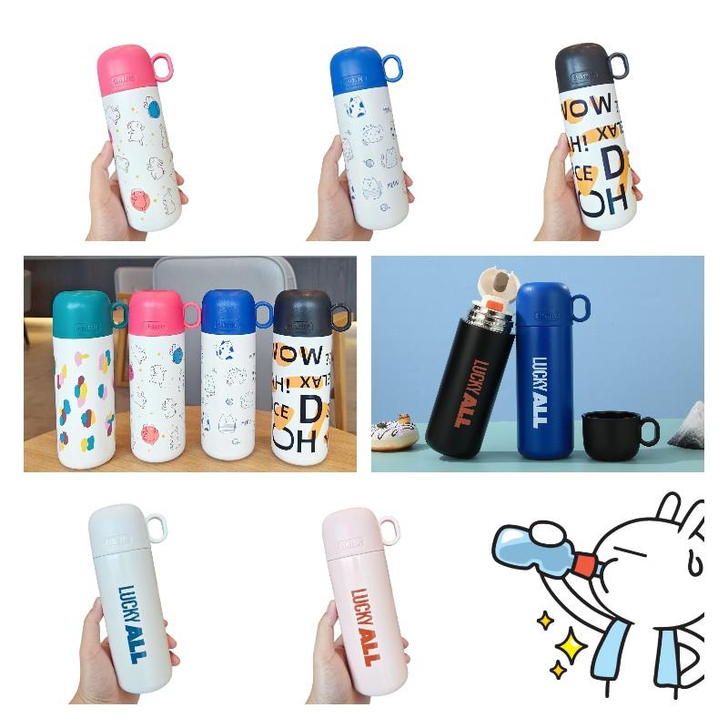 500ml Stainless Steel Insulated Cup Portable Outdoors Office Multifunction Gift