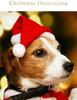 Adjustable 3D Christmas Santa Hat for Dogs Cats Pet Christmas Hat Decoration Supplies Large Dog Santa Hat with White Pompom