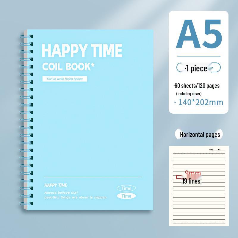 Coil-Bound B5 Notebook: Simple, High-Value for College & Junior High Students