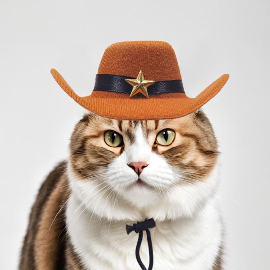 Cowboy Hat for Small Dogs And Cats Western Style Pet