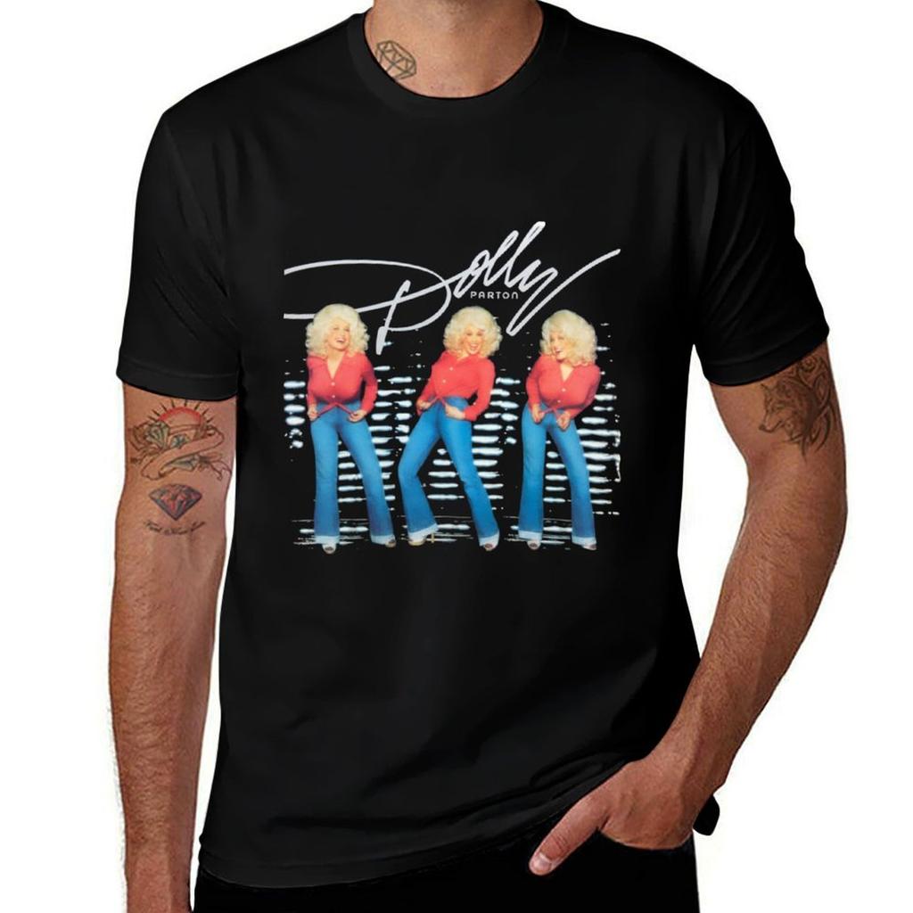 Dollyparton Tshirt Abstract Pattern Print Top