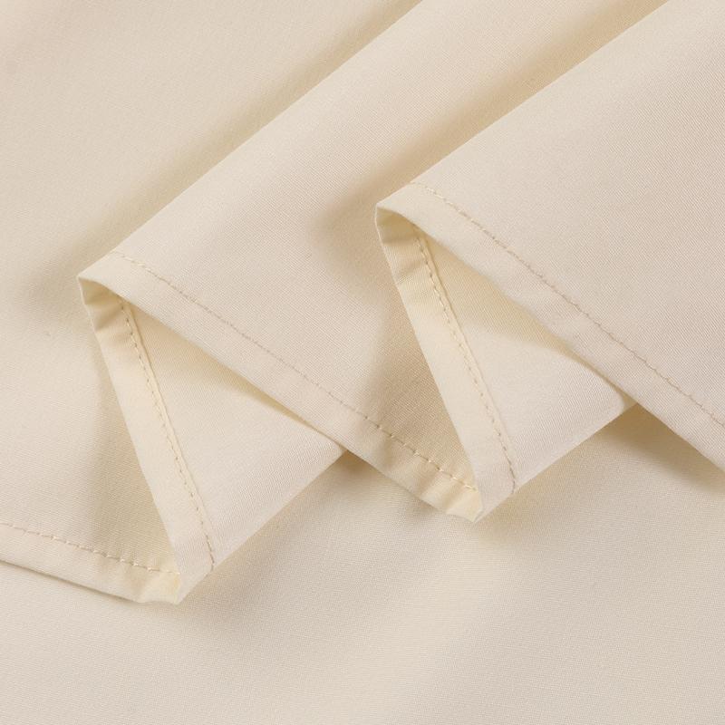 Women Casual Turn Down Collar Long Sleeve Loose Long Dress