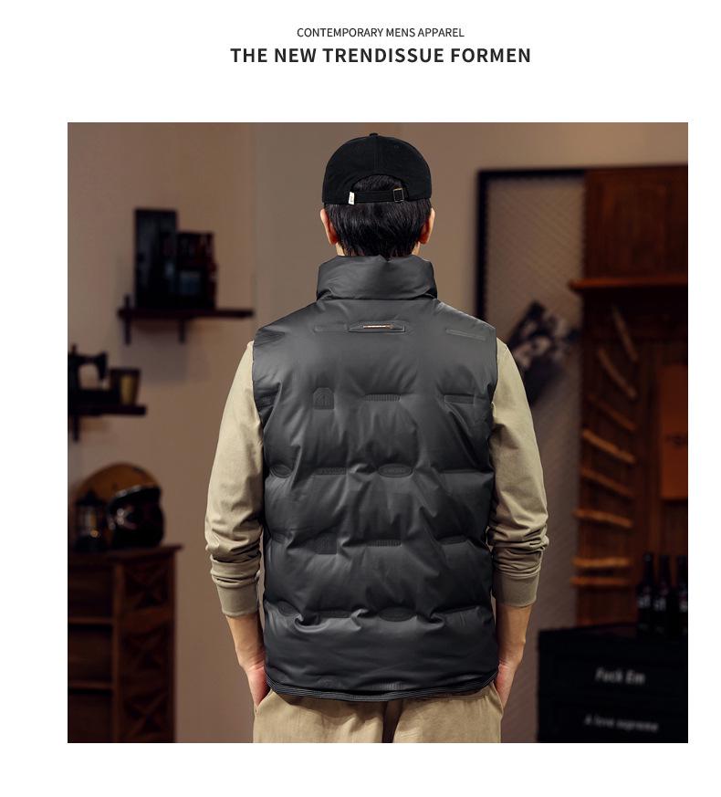 Men's 2025 Winter Down Vest - Thick, Warm, Sleeveless Jacket
