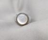 Mother of Pearl Men's Ring: 925 Sterling Silver Ocean Jewelry