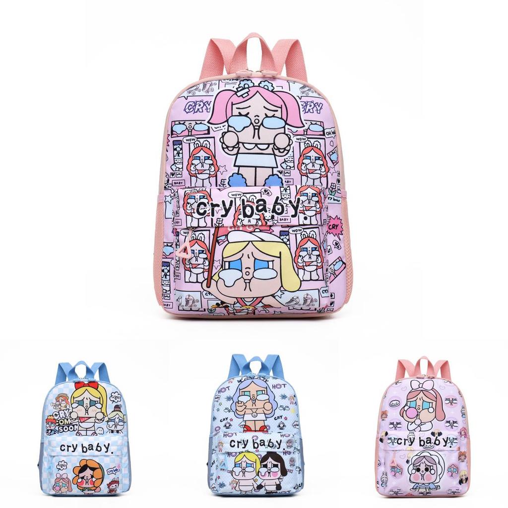 Crybaby Pattern Backpack Cartoon Large Capacity Waterproof Children Bag School