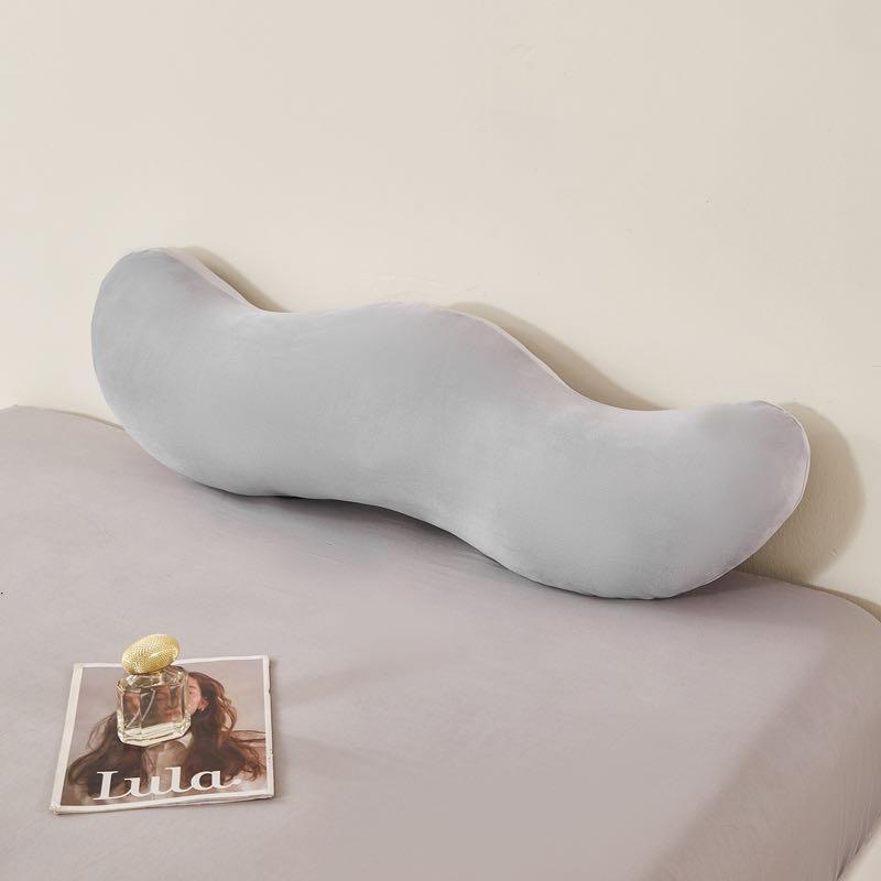 Ou Bei Rong Leg-Clasping Long Pillow for Girls and Pregnant Women - Warm, Velvet Touch, Removable and Washable Pillow Core