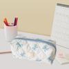 Study Supplies Large Capacity Fashionable Pencil Case Bowknot Pencil Case with Zipper Portable Stationery Case Storage Bag