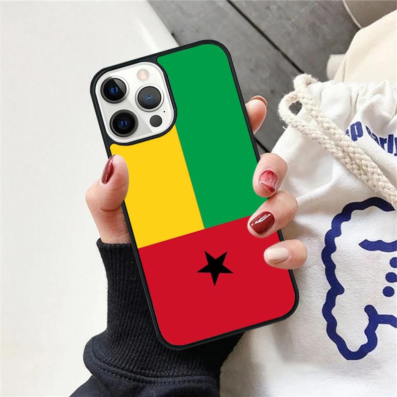 Guinea Bissau Flag Phone Case Cover For iPhone 17 Air 15 16 11 13 14 Pro Max 12 Plus Max Fundas