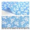 Nippon Chuko Small Tenugui Towel, Morning Glory, 33x90cm, MYM33224, Printed Fabric, 100% Cotton, Made in Japan, Light Blue