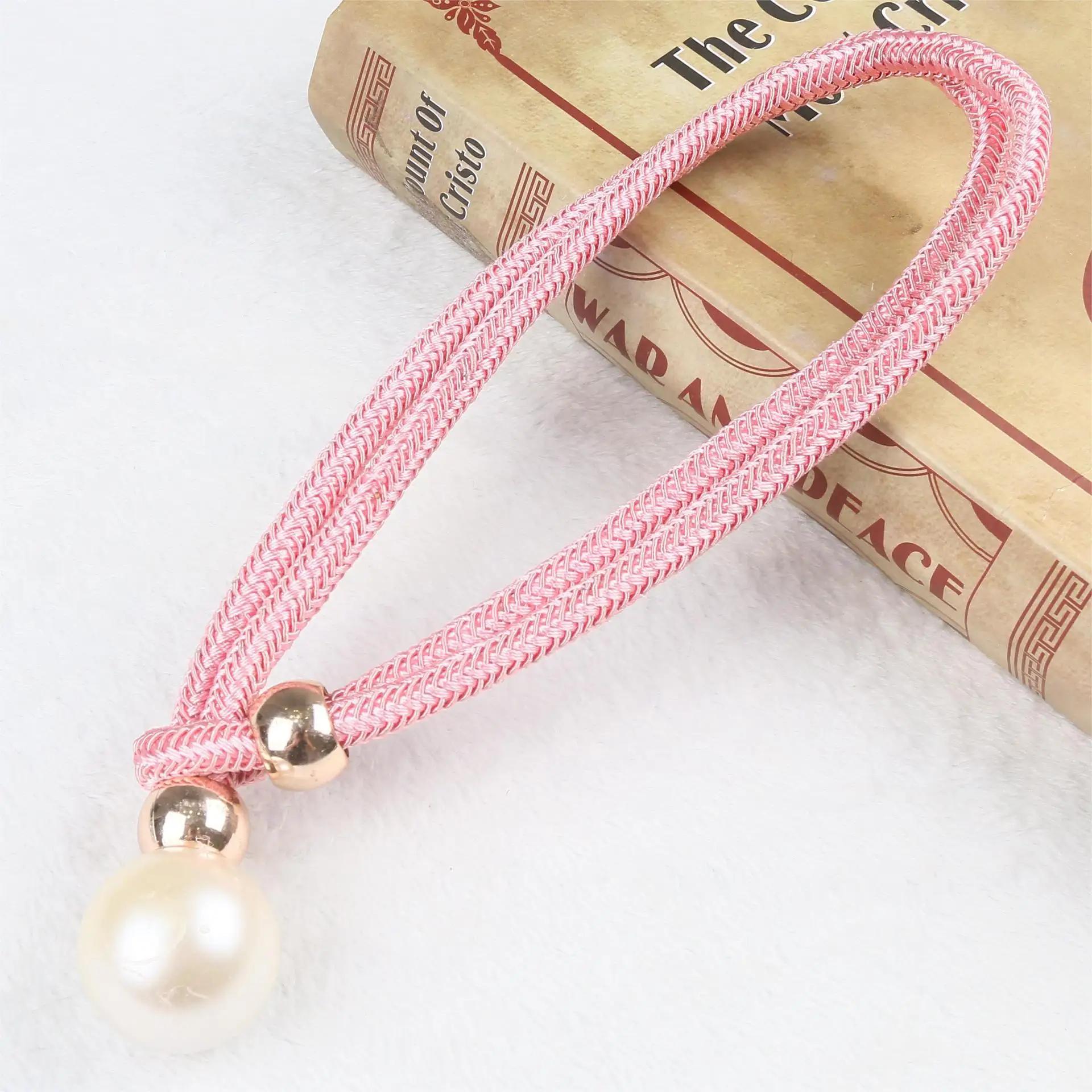 

2pcs Pearl Curtain Tiebacks Adjustable Cord Curtain Buckle Elegant Curtain Tiebacks Luxury Ornament Home Decoration Accessories