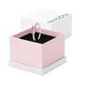 PANDORA Ladies Silver Ring Sparkling Pink Ribbon 52 16.6 Sterling Cubic Zirconia