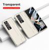 Applicable To Samsung Z Fold1 Mobile Phone Case Flat Hinge Metal Lens Case Film Integrated Fold1 Anti-drop Protective Case