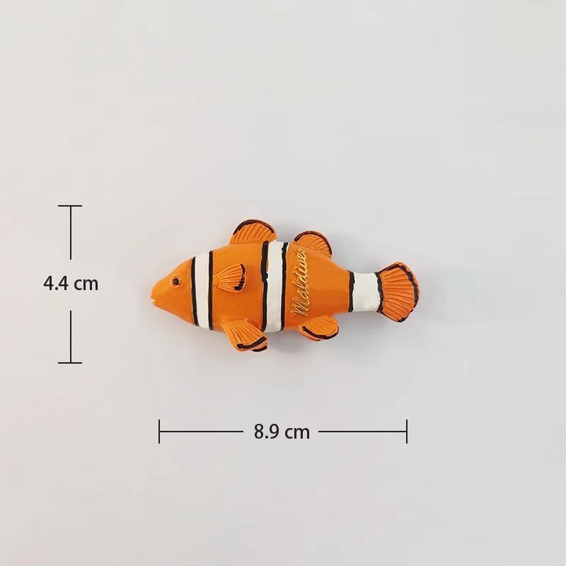 Maldives Souvenirs Marine Animals Fridge Magnets Octopus Clownfish Flying Fish Fridge Stickers Home Decor Children Gift