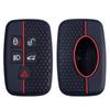 Suitable For Range Rover Car Key Case, Silicone Key Cover For Land Rover Discovery Defender Sport Evoque 5 Button Key Fob