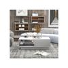 Couchtisch - MUVOE - Rechteckig weiß - LED-Beleuchtung - 15 Farben - 95 x 55 x 32 cm