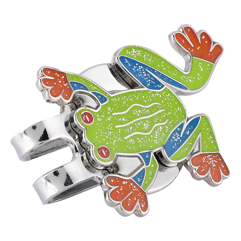 Durable Metal Golf Mini Magnetic Ball Marker Golfer Hat Visor Clip Accessory