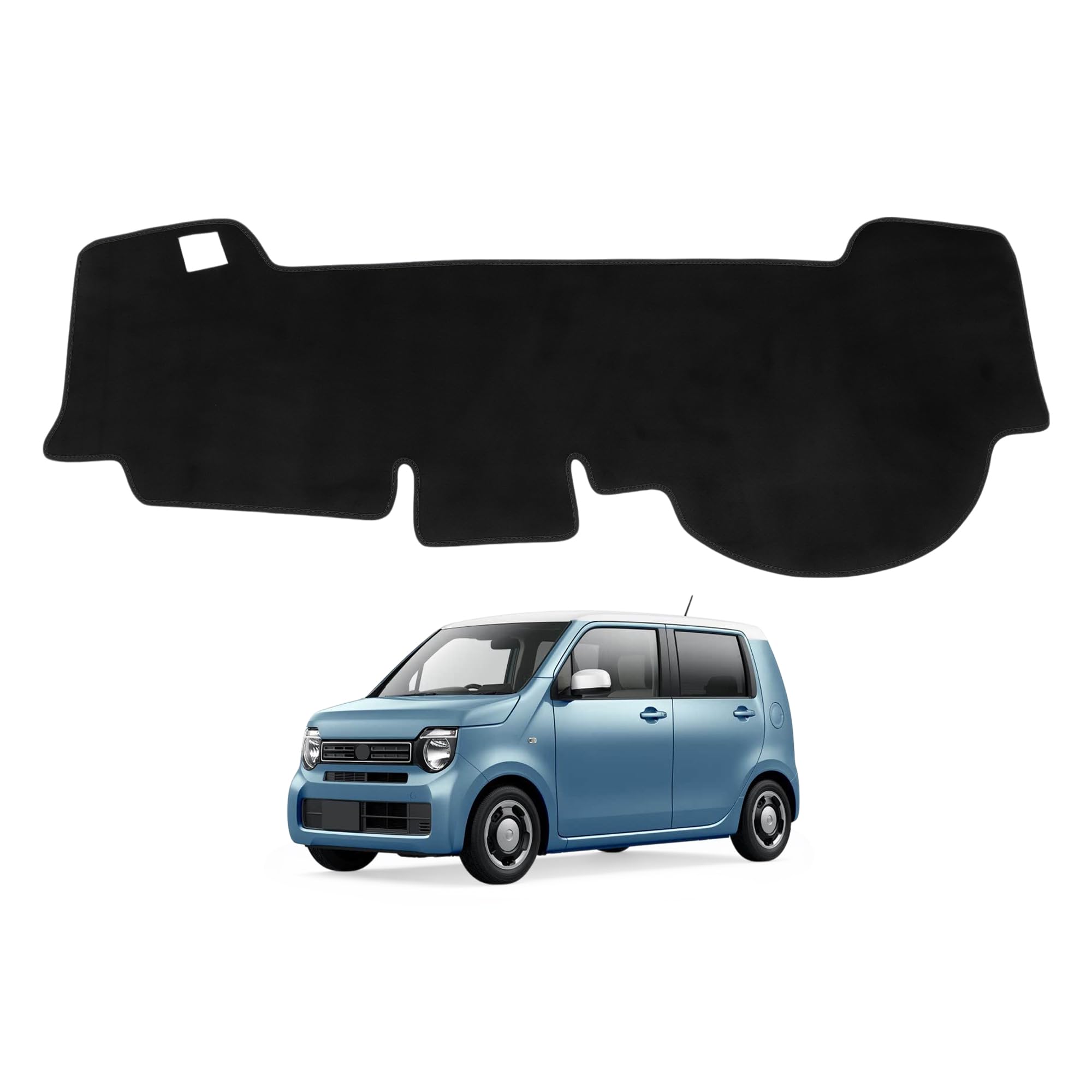 

Коврик на приборную панель TUCKBOLD для интерьера автомобиля Honda, защитный коврик для приборной панели, внутренний солнцезащитный фланелевый набор N-WGN JH3/JH4 (2019-2024 гг.), Крышка, Коврик, Аксессуары, чёрный