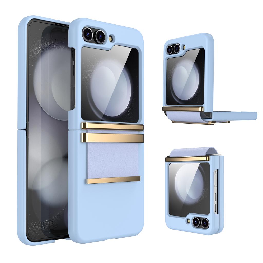 Galaxy Z Flip6 Rubber Strip Protection Phone Case for Samsung Galaxy Z Flip 6 5  Flip6 Flip5 5G Shockproof Fall Prevention Cover