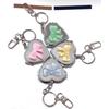 Stylish Love Heart Pendant Bowknot Keychain Accessory Stylish Key Holder for Women Sturdy Alloy Car Key Pendant
