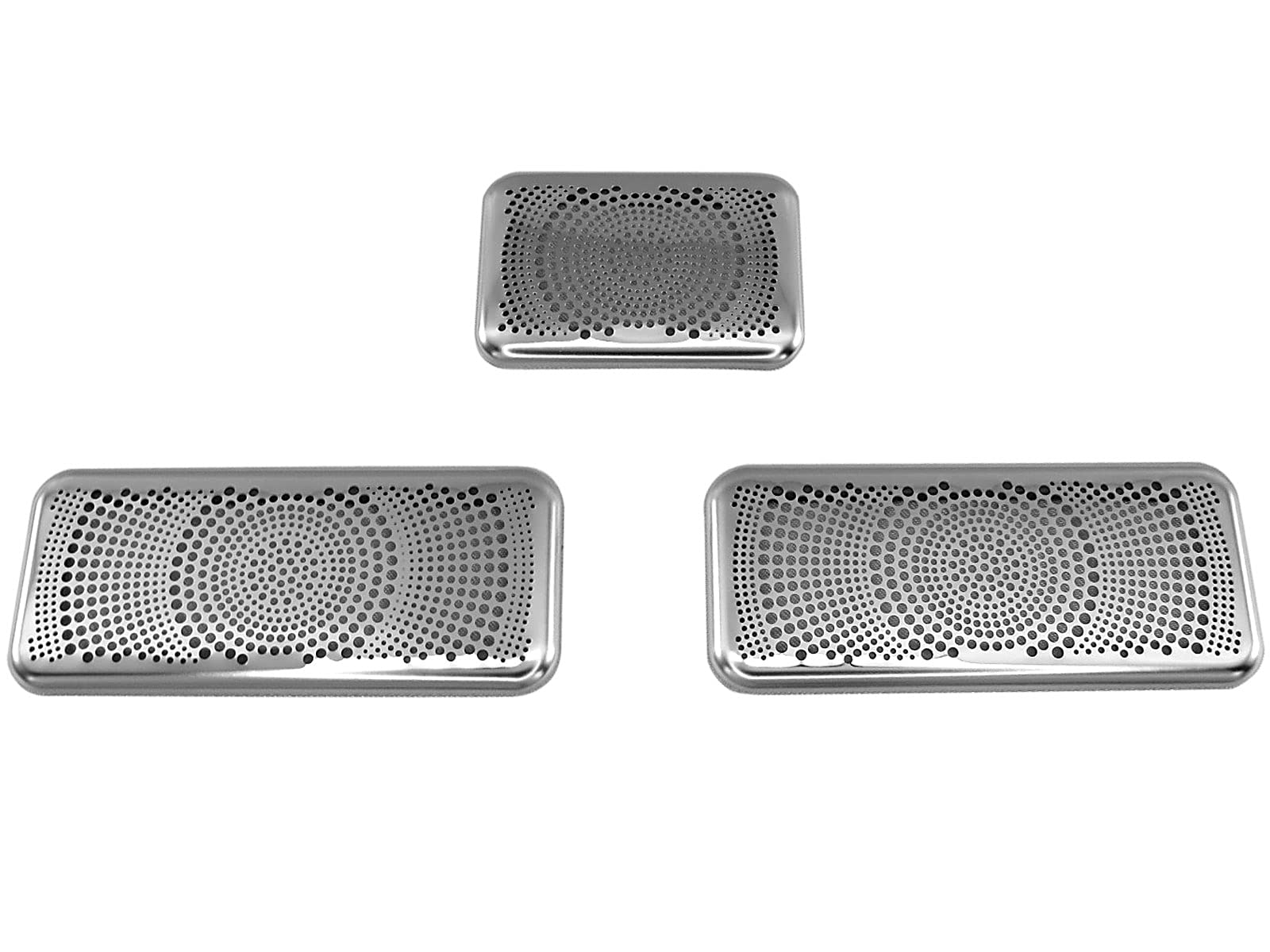 

BRIGHTZ Crown ARS220 Ultra-Mirror Stainless Steel Ceiling Speaker Covers (3-Piece Set) [SPEAKER-097] ARS S220 220