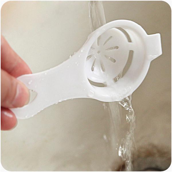 New 1 Pcs Plastic White Yolk Egg Separator Divider Kitchen Accessories Cooking Baking Tool Sifting G