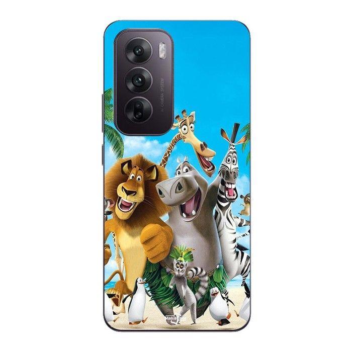 Coque Pour Oppo Reno 12 5g Madagascar Anime Maniacase