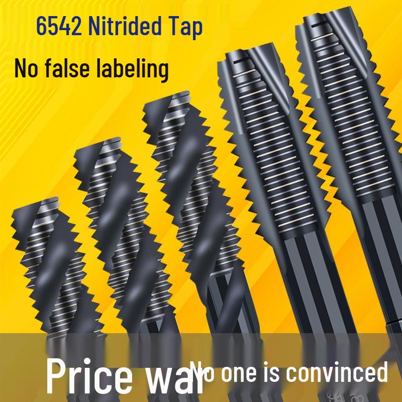 65° Nitridační strojový spirálový závitník pro nerezovou ocel, Velikosti M3-M12