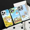 Lovely Line Dog Maltese Phone Cases For iPhone 17 16 15 14 13 12 11 Plus Pro Max Colorful Case