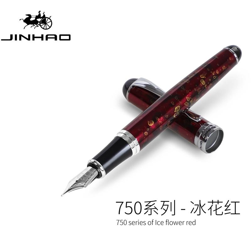 Jinhao X750 Luxury Fountain Pen Metal 0.5MM Medium Nib Calligraphy Writing Pens School Useful Office School Stationery Supplies