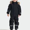 Children's Fashion Outdoor Waterproof Fleece-Lined Thickened Warm Boys' And Girls' One-Piece Ski Suit